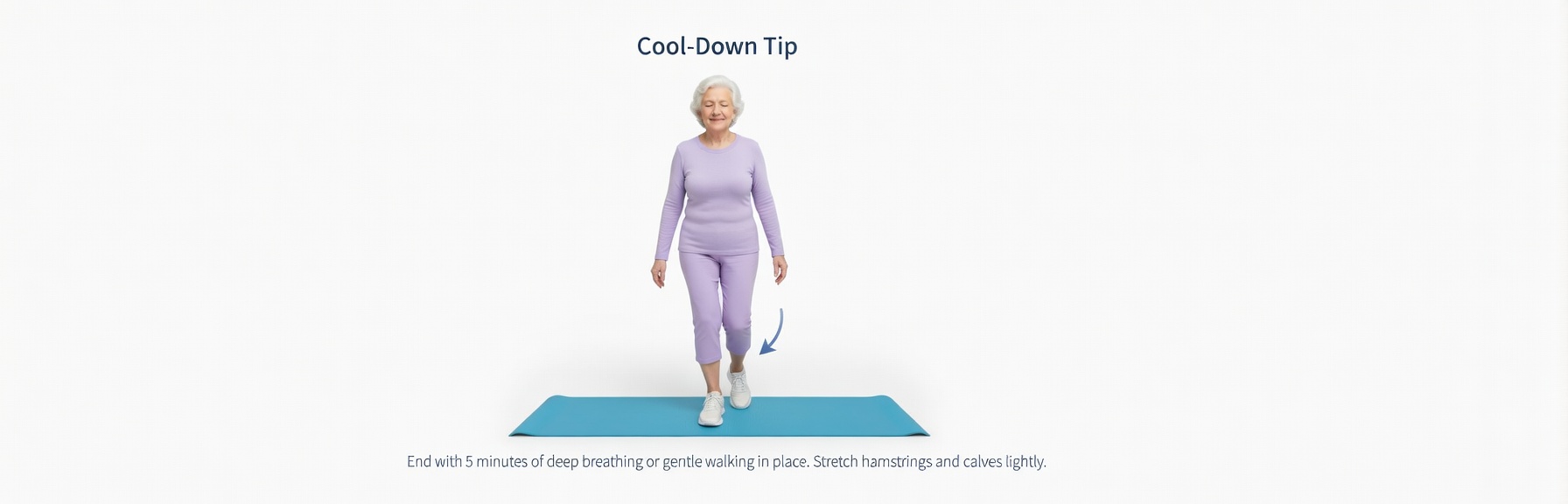 gentle walking for knee hip pain relief exercise for Seniors