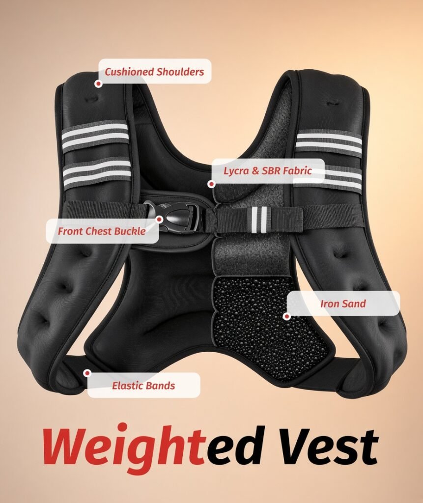 ZELUS Weighted Vest for workout and running