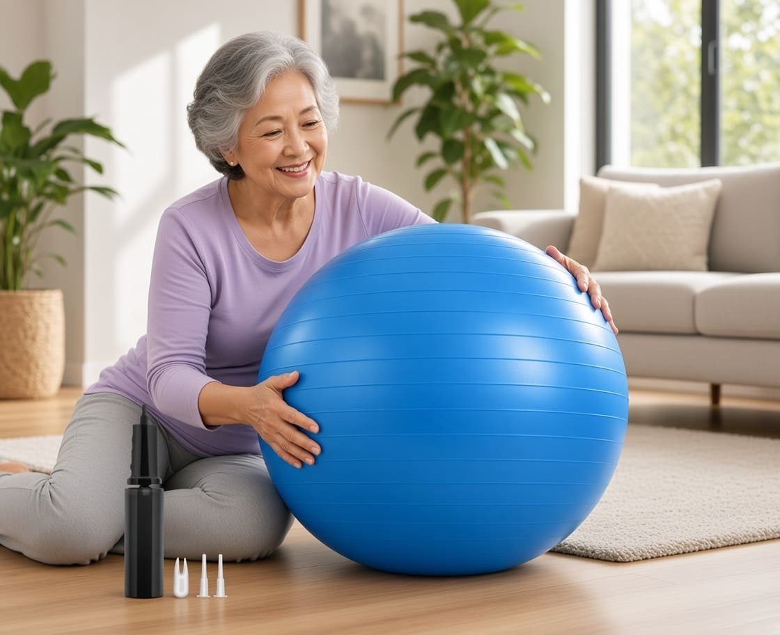 best stability ball exercises for seniors at home