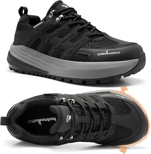 Men's Wide Orthopedic Hiking Shoes overview