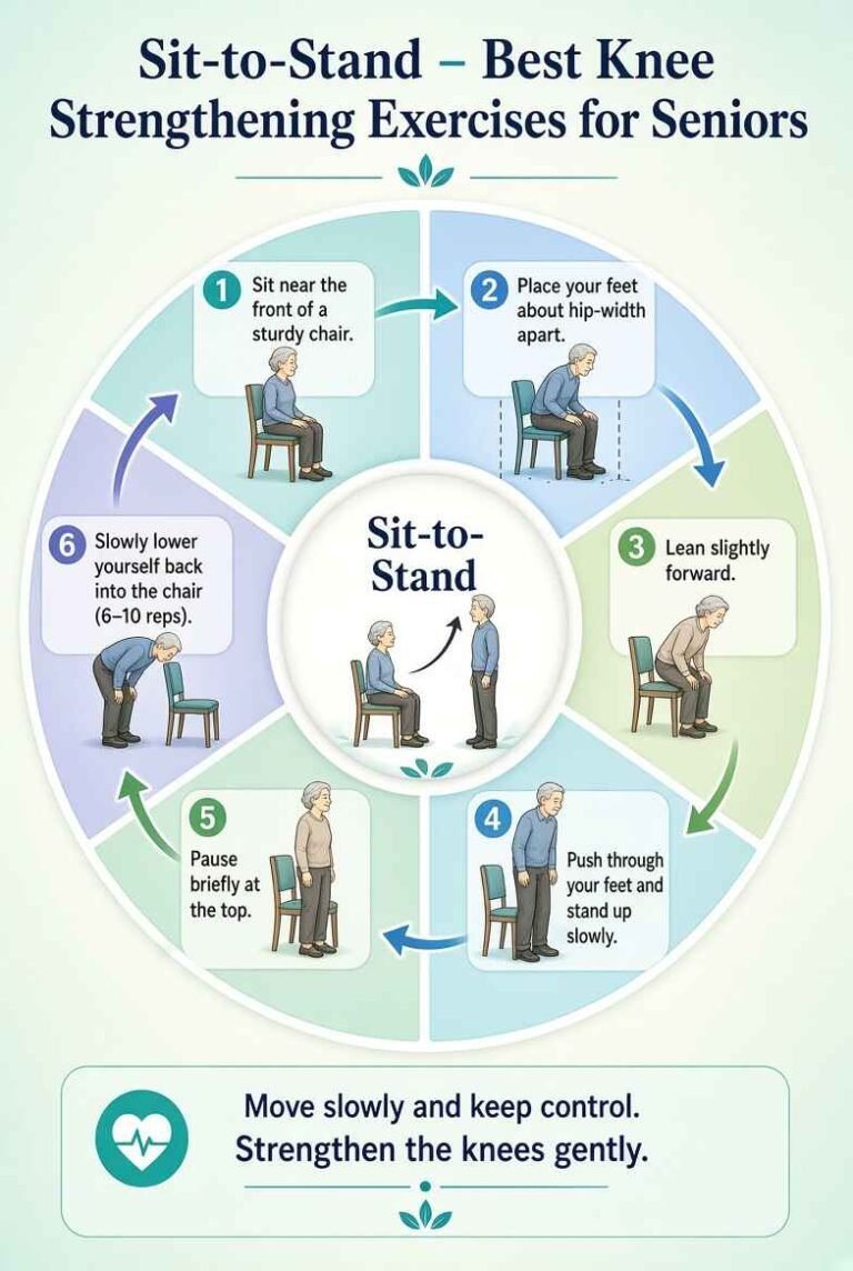 Sit to Stand for knee strengthening exercises